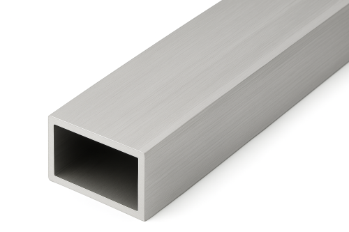 Rura prostokątna aluminiowa 12x8x1mm surowa PA38