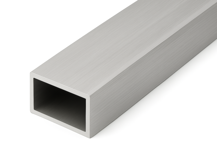 Rura prostokątna aluminiowa 12x8x1mm surowa PA38