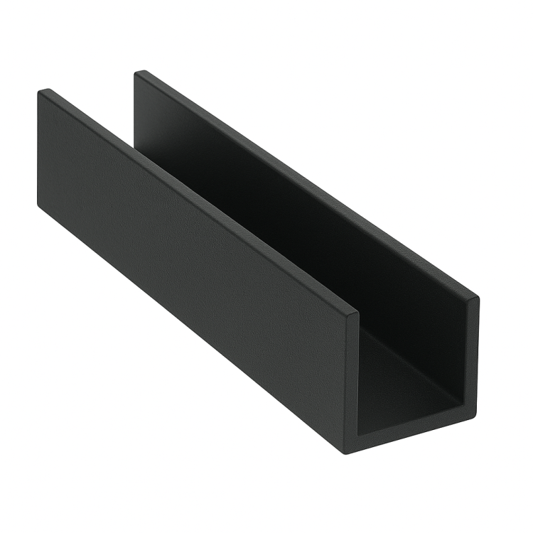 ceownik aluminiowy RAL 9005 MAT CZARNY DROBNA STRUKTURA