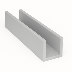 ceownik aluminiowy RAL 7035 MAT SZARY GŁADKI