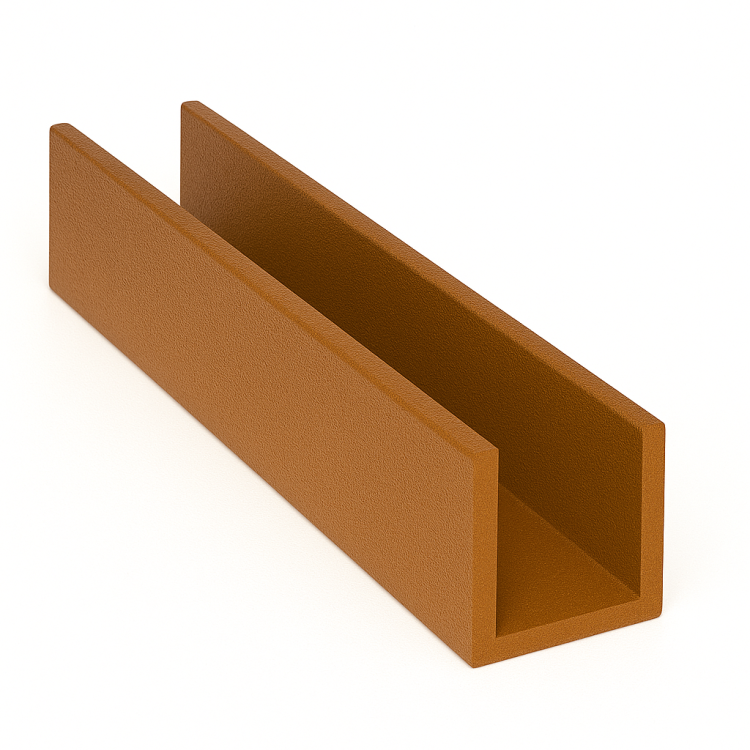 ceownik aluminiowy RAL 8003 MAT ZŁOTY DĄB DROBNA STRUKTURA