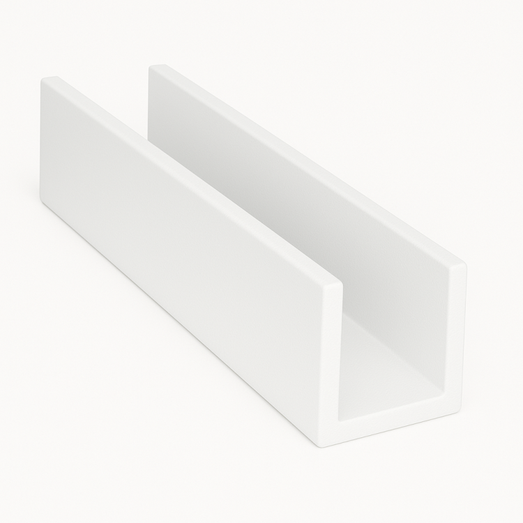 ceownik aluminiowy RAL 9016 MAT BIAŁY GŁADKI