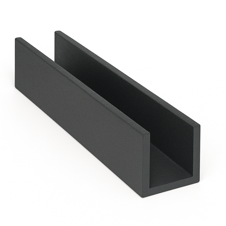 ceownik aluminiowy RAL 7016 MAT ANTRACYT DROBNA STRUKTURA