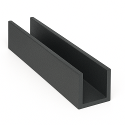 ceownik aluminiowy RAL 7016 MAT ANTRACYT DROBNA STRUKTURA