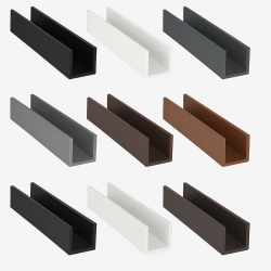 Ceownik aluminiowy 40x40x4 mm malowany proszkowo PA38 / EN AW 6060 (id: 554)