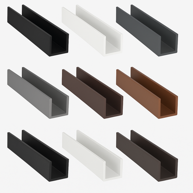 Ceownik aluminiowy 40x40x4 mm malowany proszkowo PA38 / EN AW 6060 (id: 554)