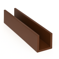 ceownik aluminiowy RAL 8017 MAT BRĄZOWY DROBNA STRUKTURA