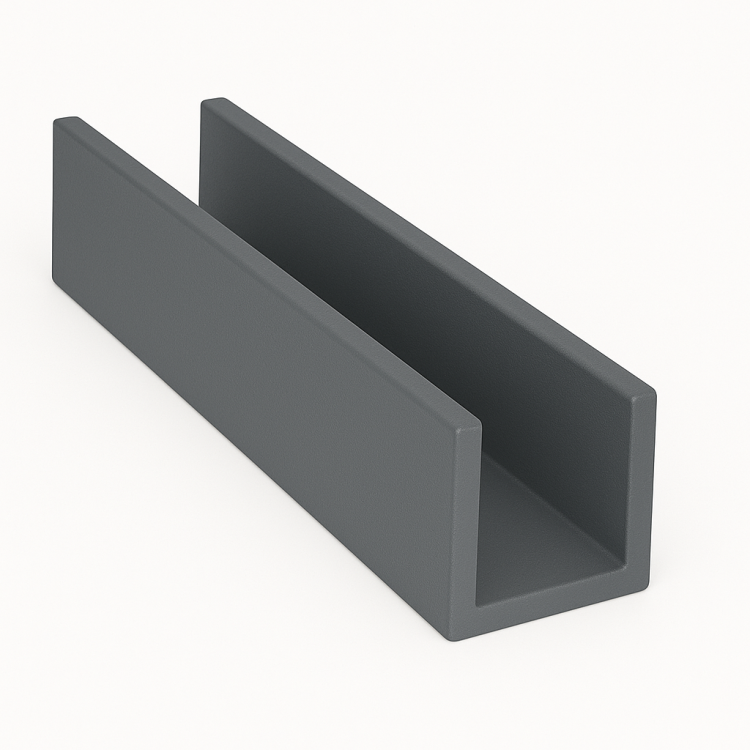 ceownik aluminiowy RAL 7016 MAT ANTRACYT GŁADKI