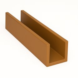 ceownik aluminiowy RAL 8003 MAT ZŁOTY DĄB GŁADKI