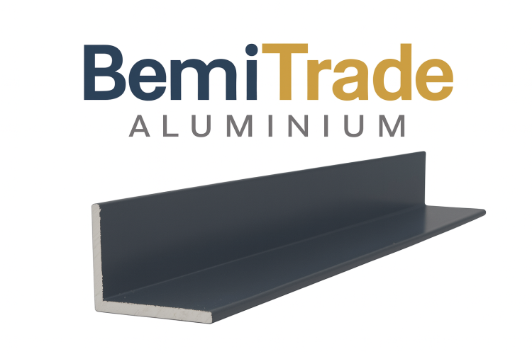 Kątownik aluminiowy 15x10x2mm Antracyt