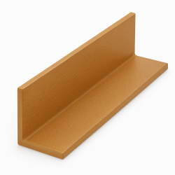 Kątownik aluminiowy RAL 8003 MAT ZŁOTY DĄB DROBNA STRUKTURA