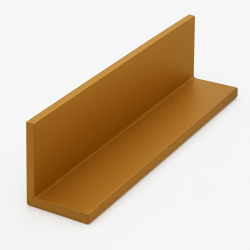 Kątownik aluminiowy  RAL 8003 MAT ZŁOTY DĄB GŁADK