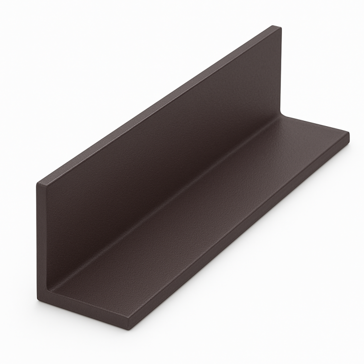 Kątownik aluminiowy  RAL 8017 MAT BRĄZOWY DROBNA STRUKTURA.png