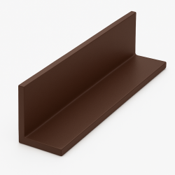 Kątownik aluminiowy  RAL 8017 MAT BRĄZOWY GŁADKI.png